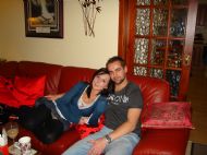 Dave and new girlfriend Melissa